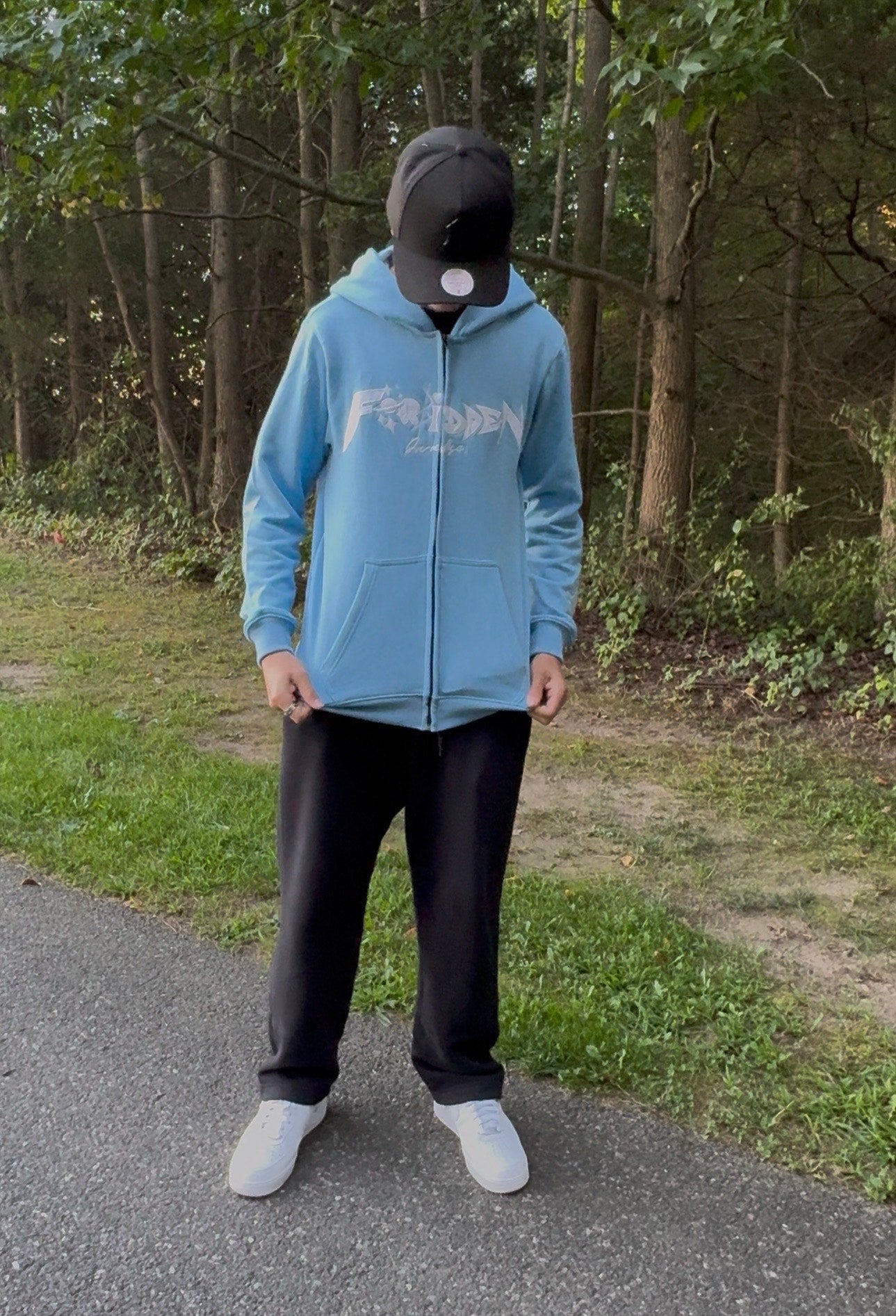 "Ocean" Zip-Up Hoodie