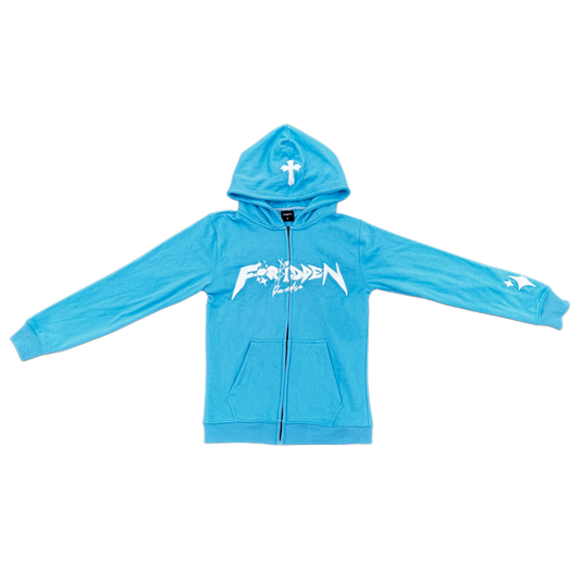 "Ocean" Zip-Up Hoodie