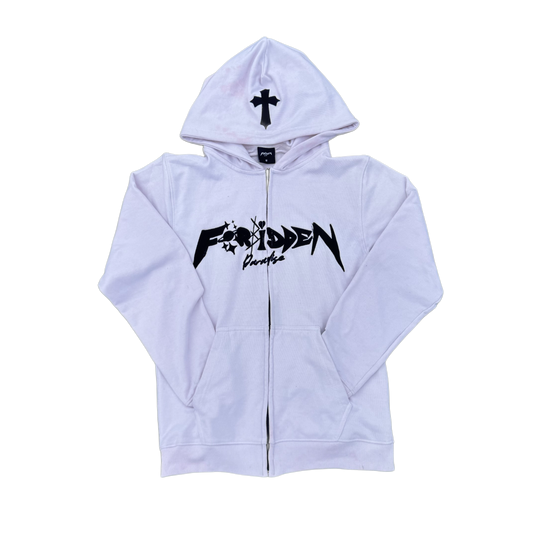 "Snowfall" Zip Up Hoodie